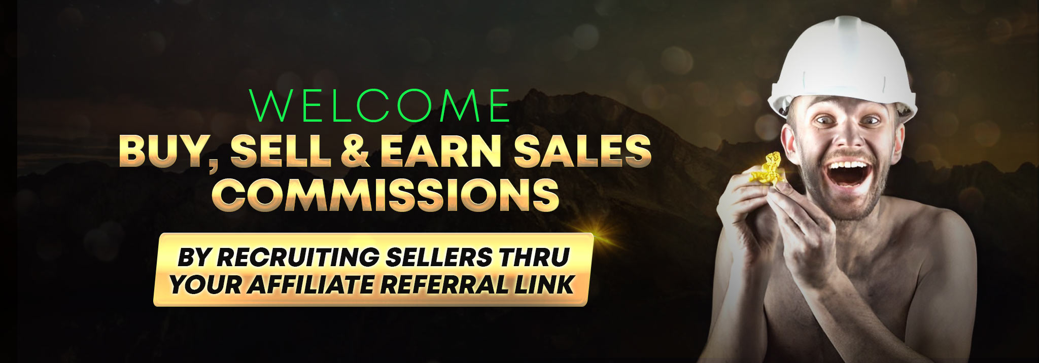 Miner Nugget Welcome