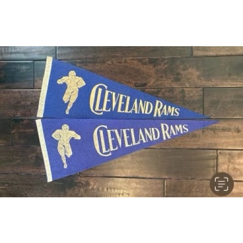 WANTED: Los Angeles/Cleveland Rams Old Pennants from the 1940’s & 1950’s and team Memorabilia.