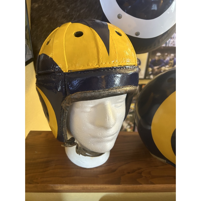Los Angeles Rams 1948 Leather Football Helmet