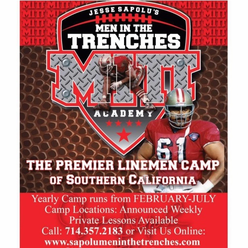 Jesse Sapolu’s MITT (Men In The Trenches) Linemen Training Camp