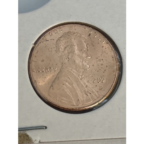 2021D Lincoln Shield Penny