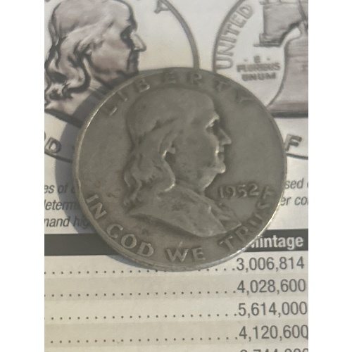 1952 Franklin Half Dollar